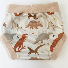 Load image into Gallery viewer, *Exclusive* Boho Dino Print Pumpkin and Pickle PUL Pull Up Wrap