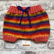 Load image into Gallery viewer, 100% Merino Wool Nappy Cover (Large, multiple colours and designs available)