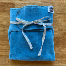 Load image into Gallery viewer, Stretchy Organic Cotton Velour Tie up Contour Pre flat