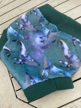 Load image into Gallery viewer, *Exclusive* Whalesong Minky Pumpkin and Pickle PUL Pull Up Wrap