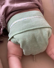 Load image into Gallery viewer, Stretchy Organic Cotton Velour Tie up Contour Pre flat