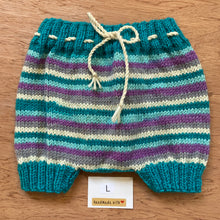 Load image into Gallery viewer, 100% Merino Wool Nappy Cover (Large, multiple colours and designs available)