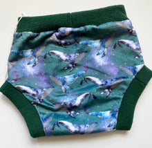 Load image into Gallery viewer, *Exclusive* Whalesong Minky Pumpkin and Pickle PUL Pull Up Wrap