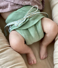 Load image into Gallery viewer, Stretchy Organic Cotton Velour Tie up Contour Pre flat