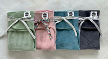 Load image into Gallery viewer, Stretchy Organic Cotton Velour Tie up Contour Pre flat