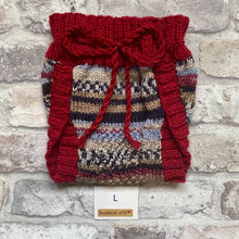 Load image into Gallery viewer, 100% Merino Wool Nappy Cover (Large, multiple colours and designs available)