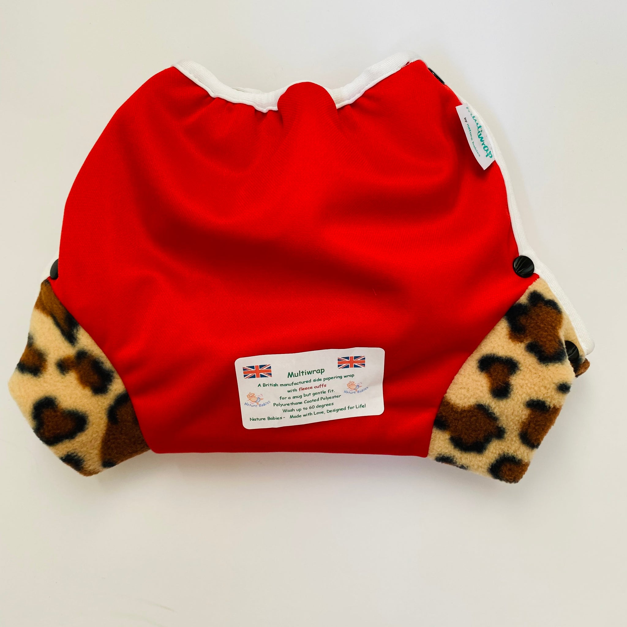 Nature Babies Fleece Cuff Multi-Wrap Red