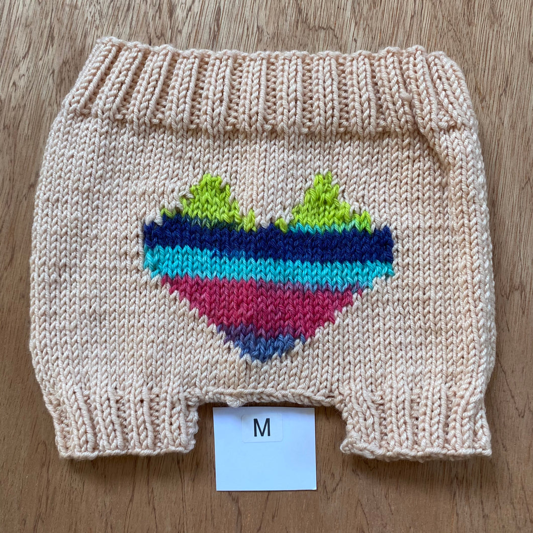100% Merino Wool Nappy Cover (Medium, multiple colours and designs available)