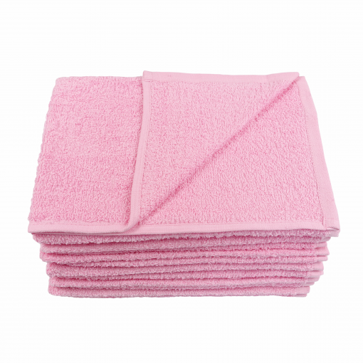 Whitebots 6 Pack Pink Cotton Terries 60x60cms